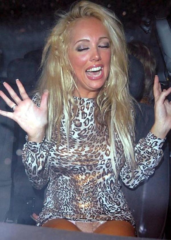 British Model Aisleyne Horgan Wallace Panty Upskirt