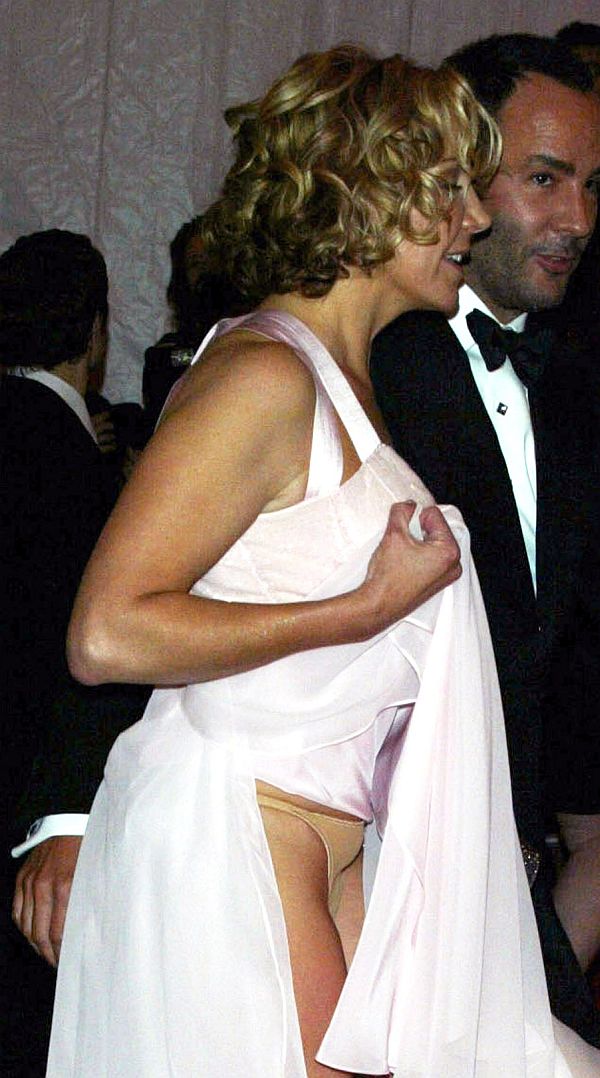 Natasha Richardson Shows Off Her Panties