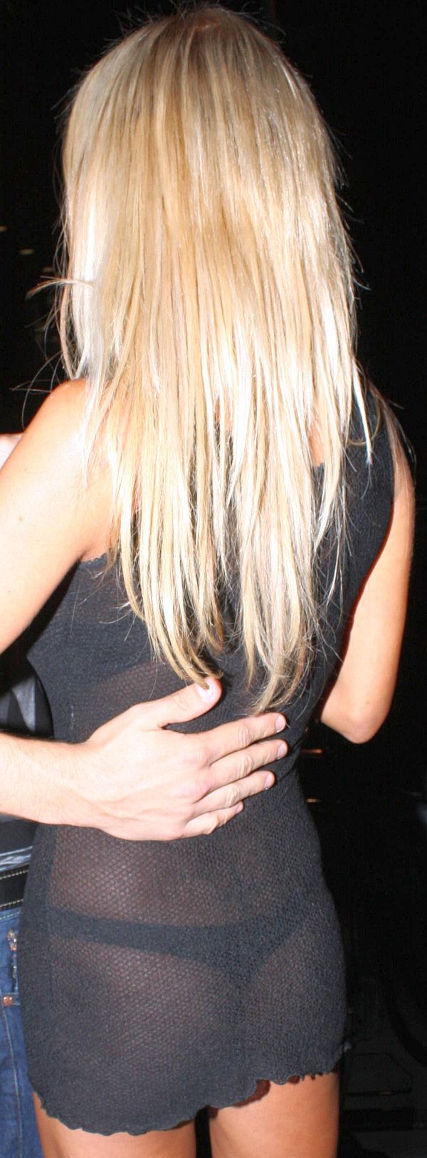 Shauna Sand Looking Hot In See Through Dress