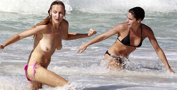 French TV Host Alessandra Sublet Bikini Body