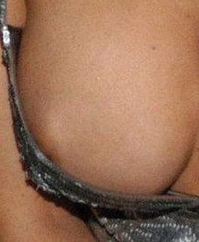 German Model Alexandra Kamp Areola Slip