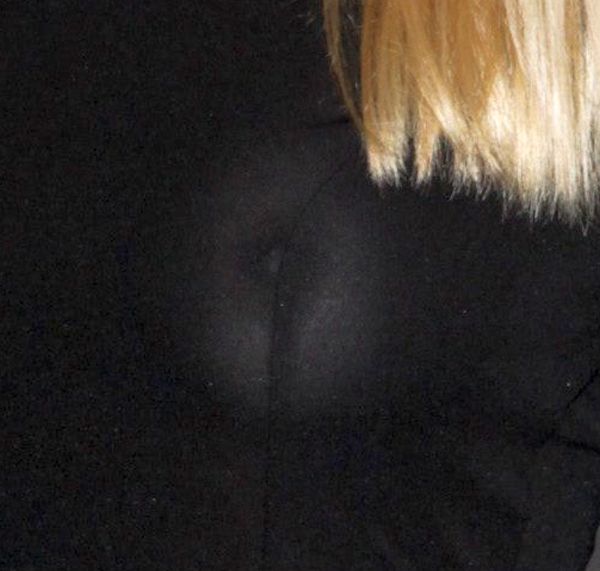 Alice Eve’s Boob In See Through Dress