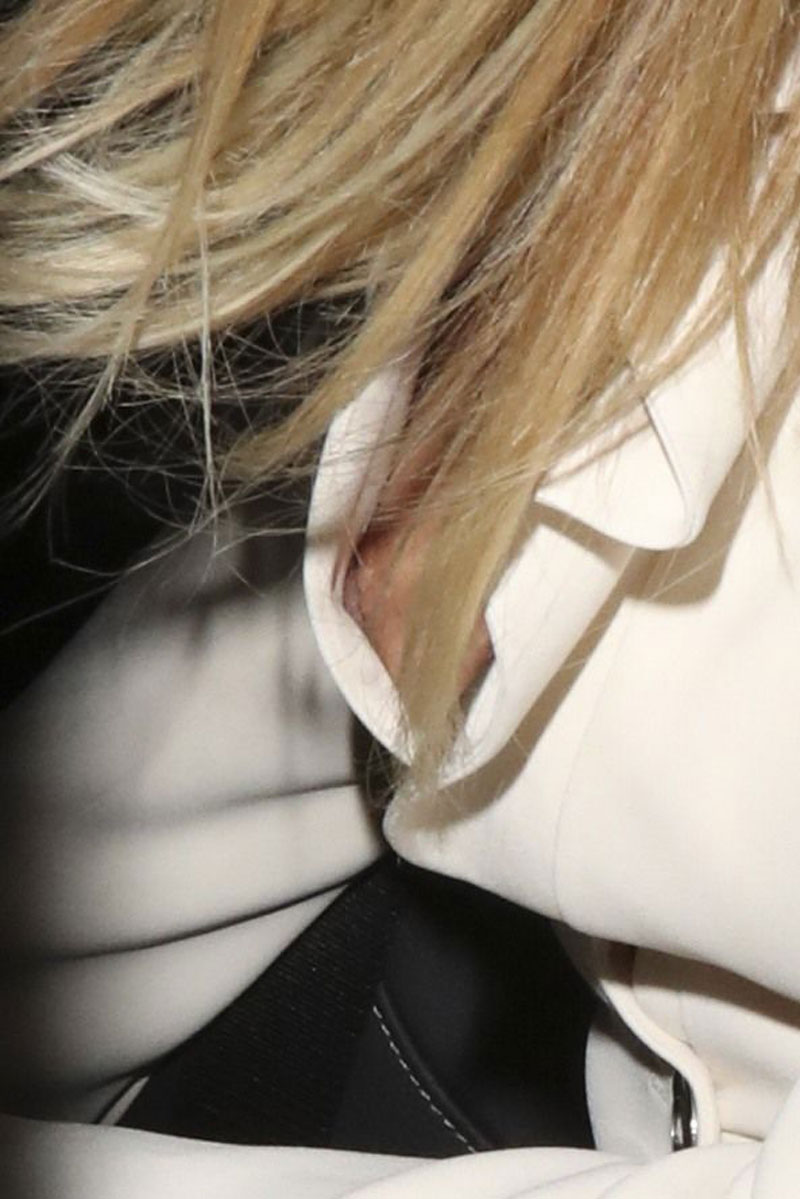 Amanda Holden Nipple Peek in White Blazer