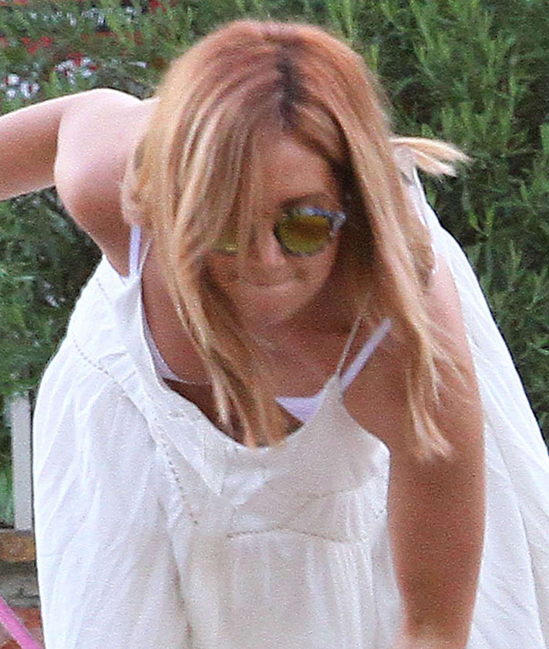 Ashley Tisdale Downblouse Flashing her Bra