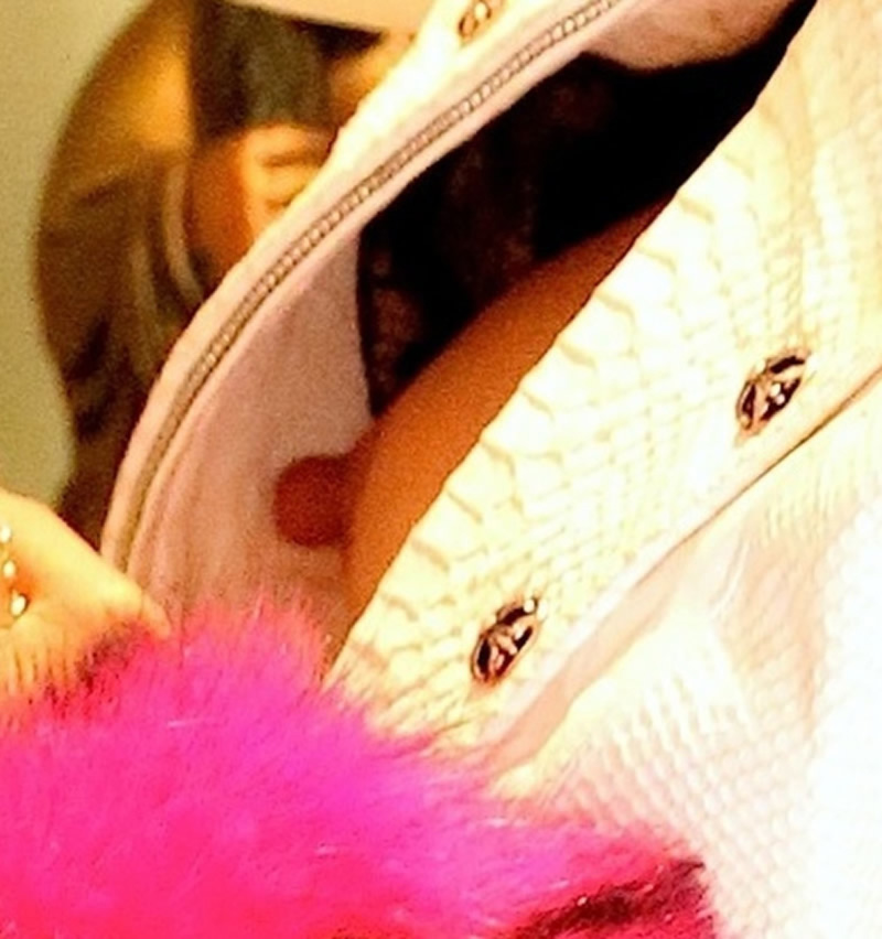 Bai Ling Gives Us a Nipple Peek While Out Shopping