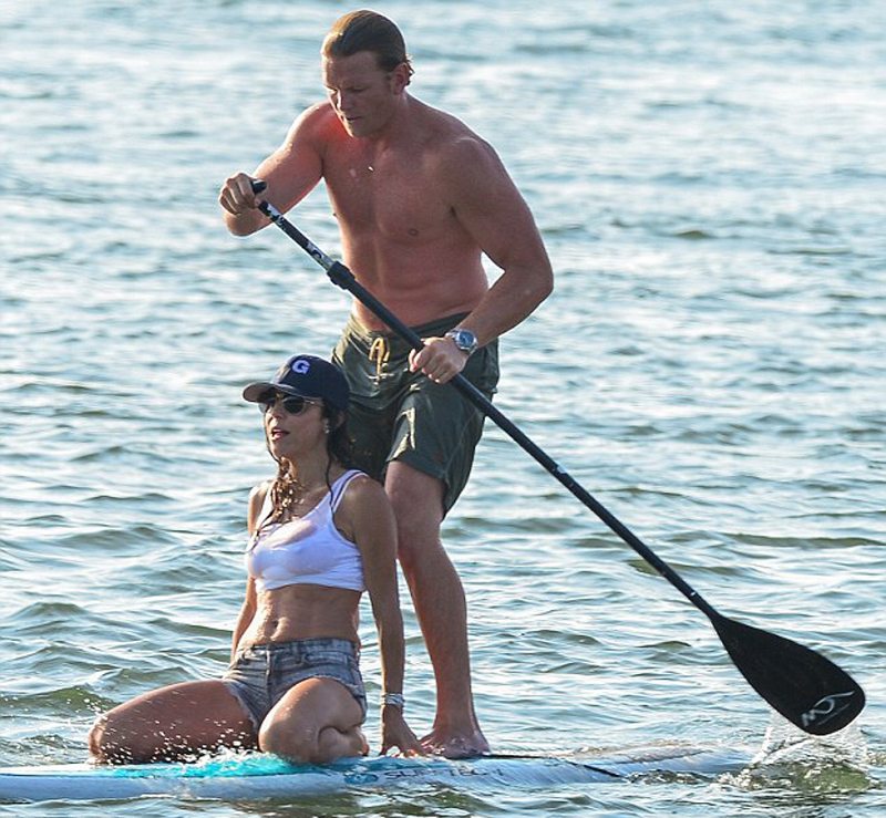 Bethenny Frankel Nips in White See Through Top