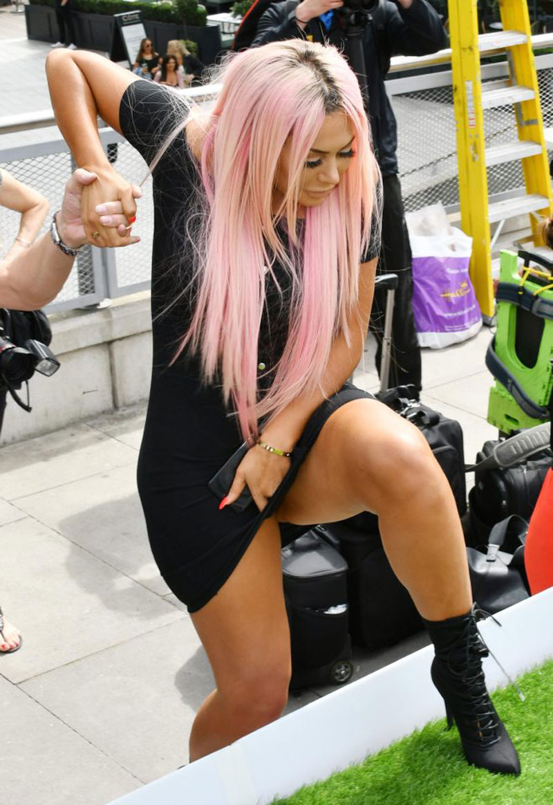 Chloe Ferry White Pantie Upskirt
