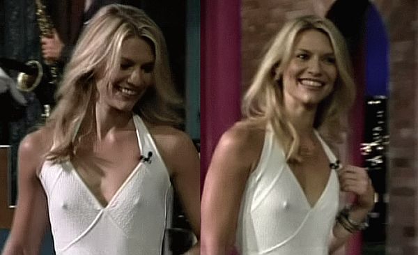 Claire Danes Pokies At 85 Degrees And 58 Degrees At “The Late Show”