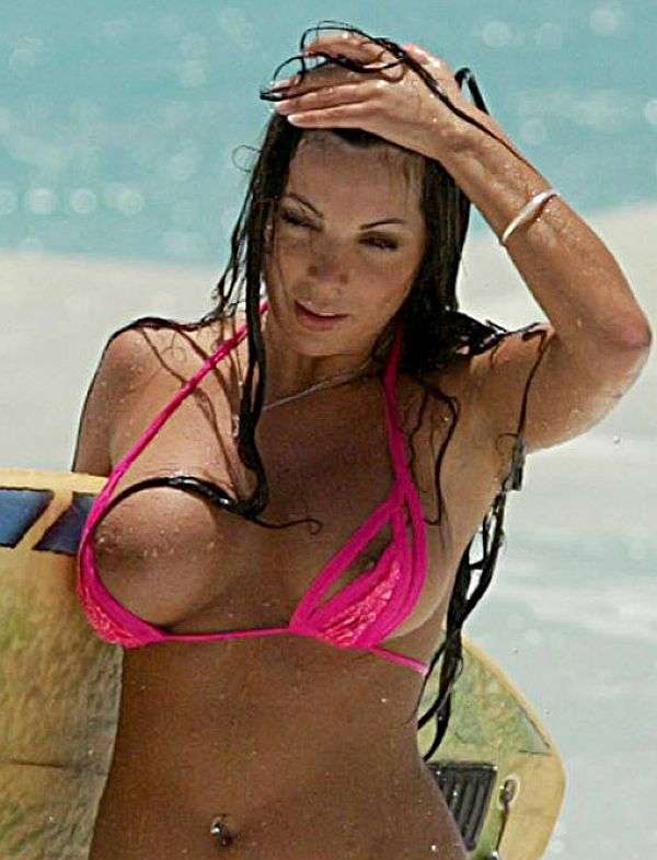 Coralie Revel Boob Slip. Surf’s Up.