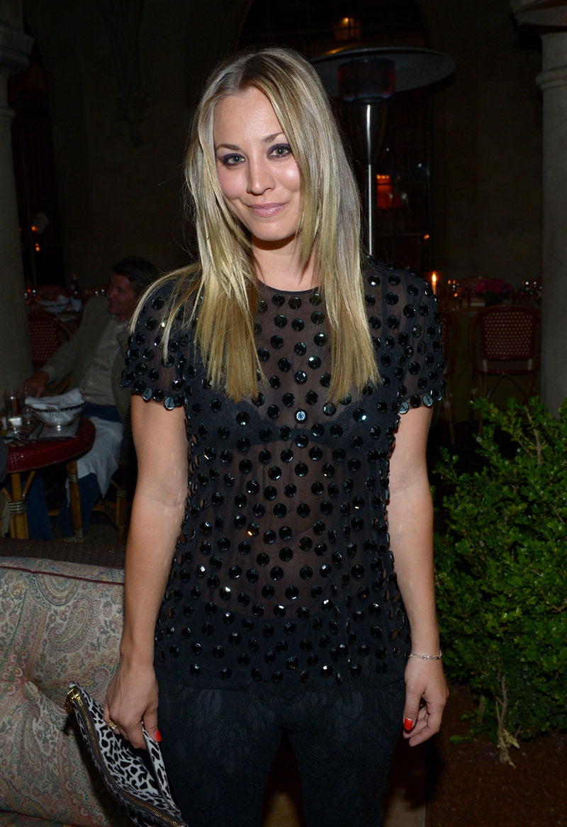 Leaked kaley cuoco sexy see through