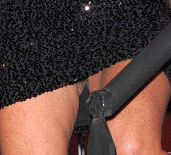 Davina McCall Pubic Hair Upskirt