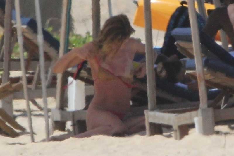 Doutzen Kroes Caught Topless on Vacation