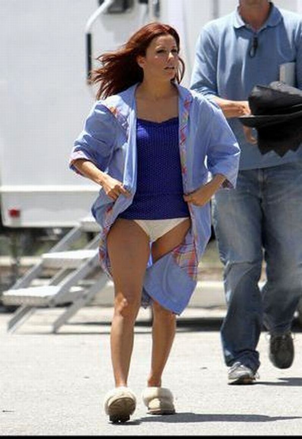Eva Langoria Full Panty Flash
