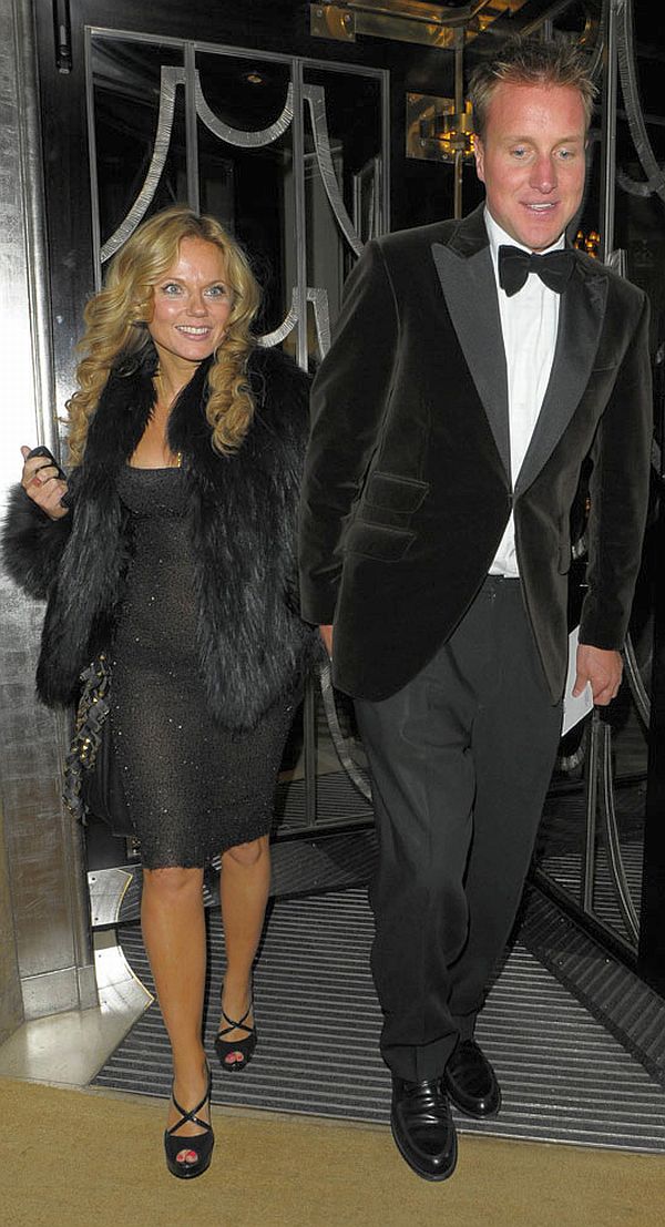 Geri Halliwell See Through Dress And Black Panties