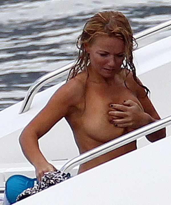 Geri Halliwell Topless. Click Pic For More!