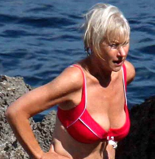 Helen Mirren Showing Off In Bikini