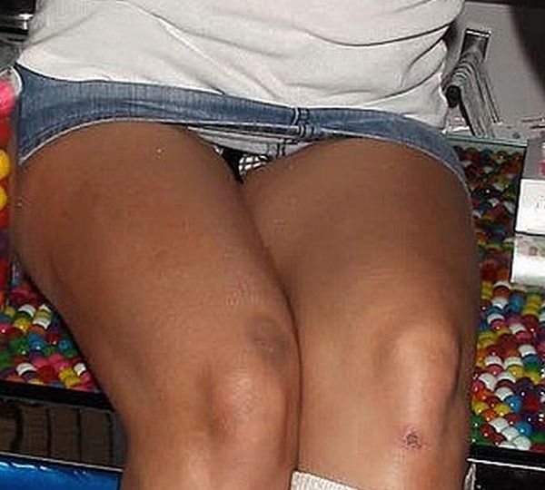 Holly Madison Panty Peek