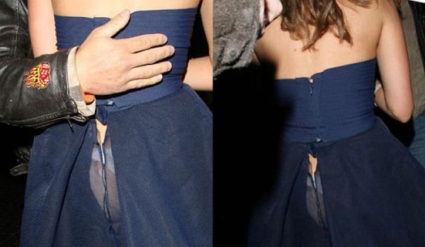 Isla Fisher Thong Faux Pas