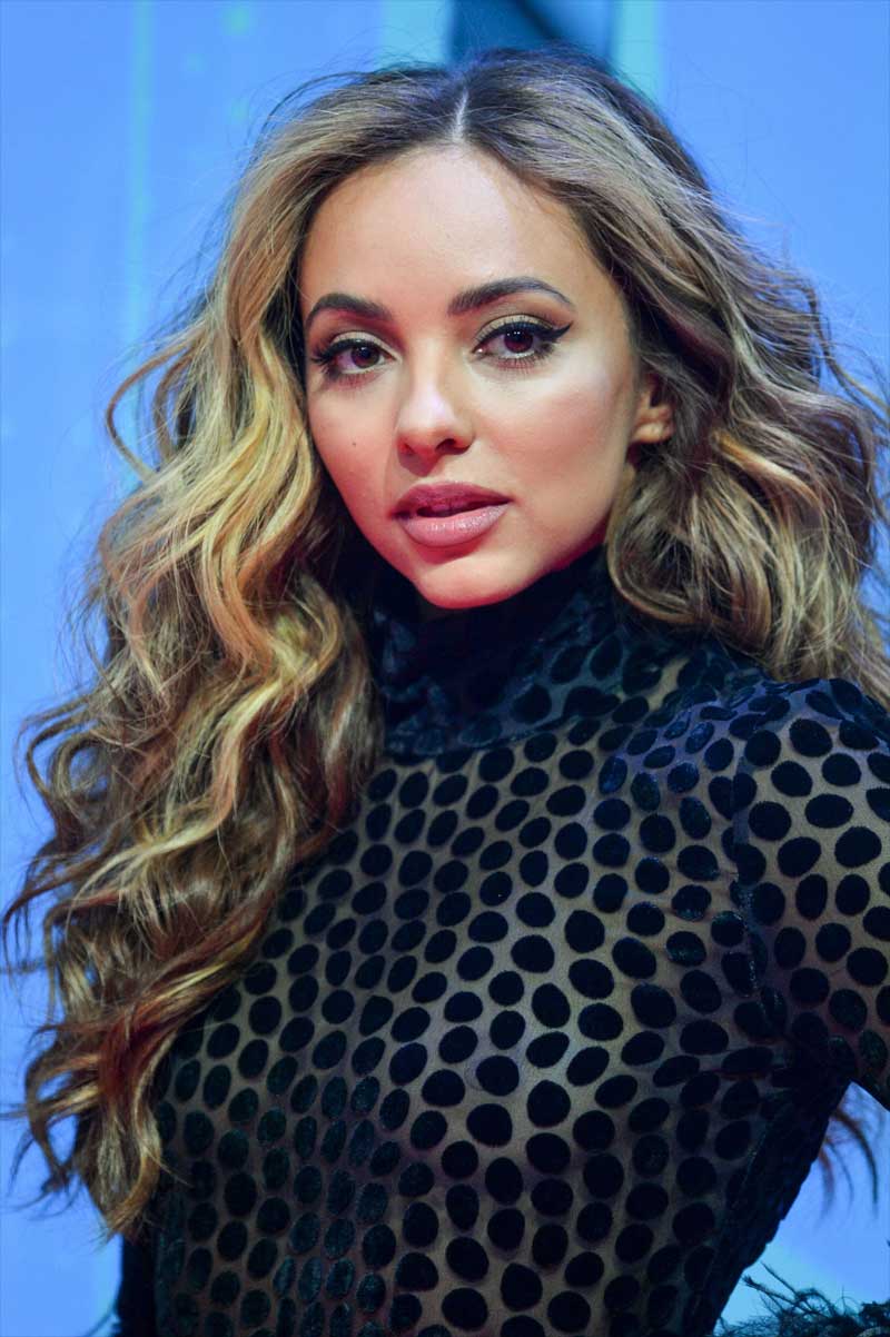 Jade Thirlwall from Little Minx Braless in See Through Blouse