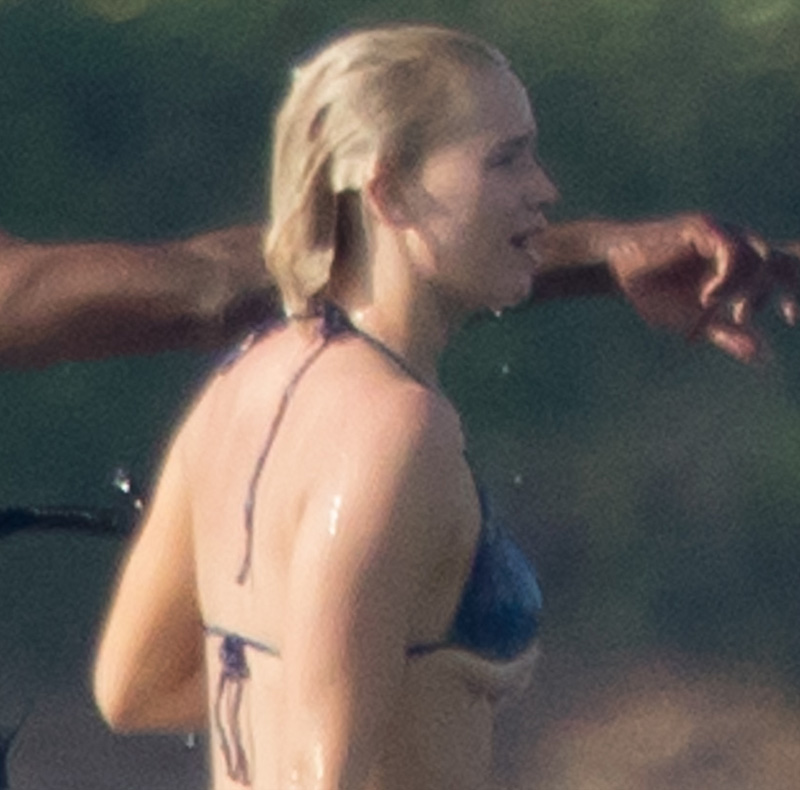 Jennifer Lawrence Underboob While Out on a Boat