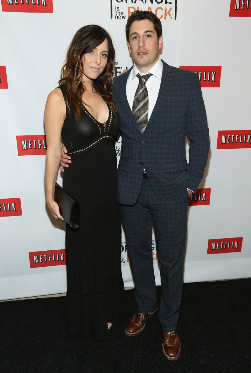 Jenny Mollen Braless in her See Through Gown