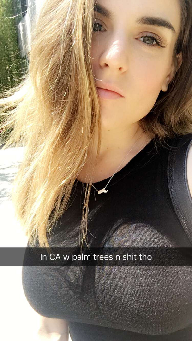 Jojo Braless See Through Tank Top on her Snap Chat