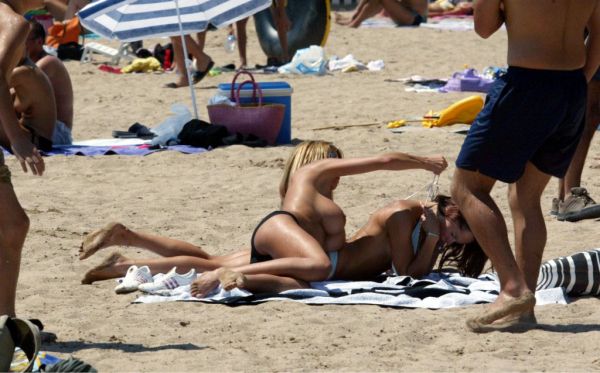 Jordan, Your Tits Are TOO Big To Go Topless In Public!