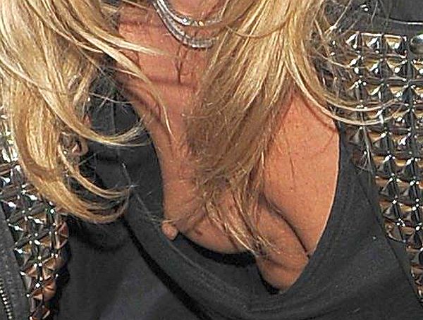 Kate Moss Nip Slip Getting Out Of Car