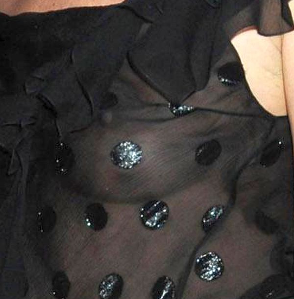Kate Moss See Through To Her Large Nipple