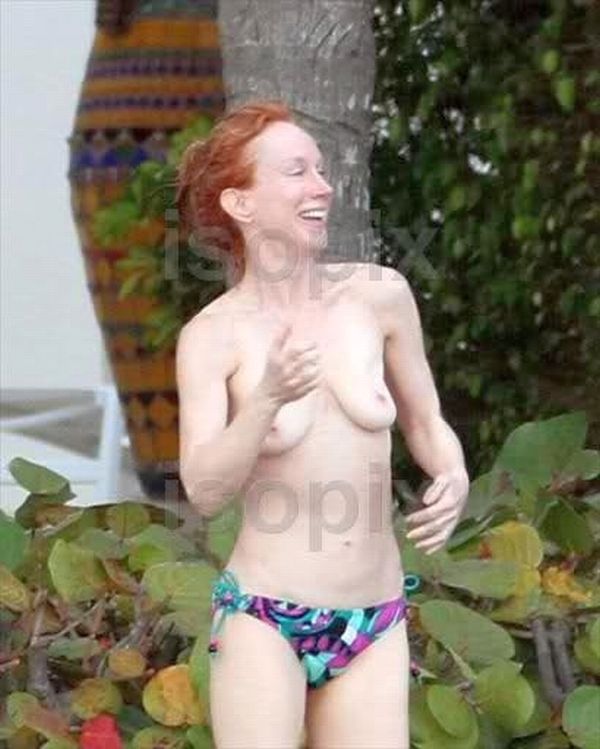 Griffin video kathy topless Kathy Griffin