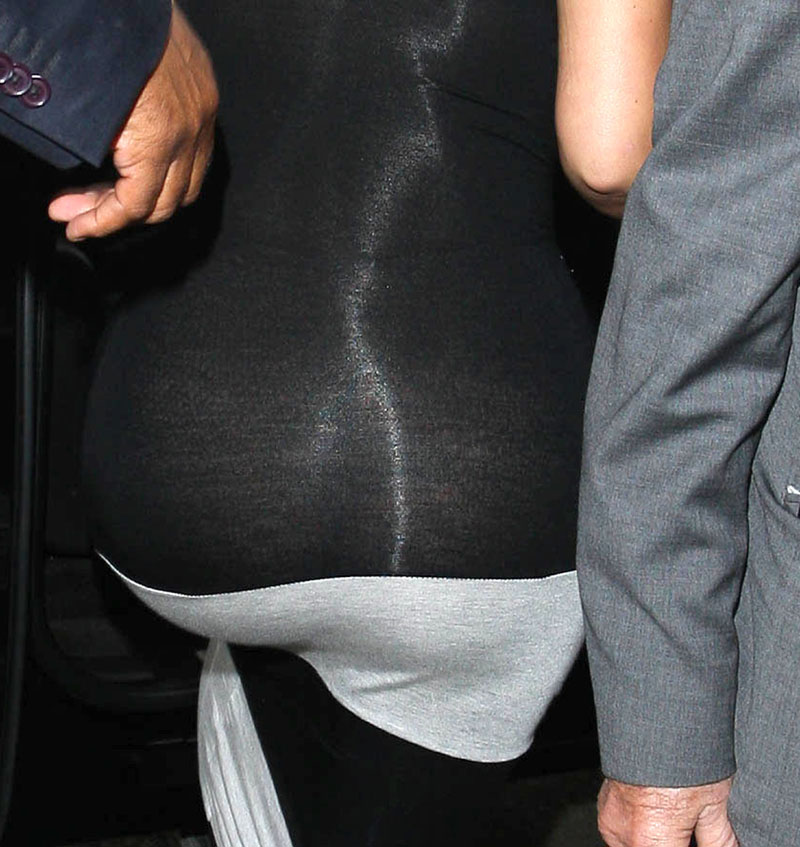 Kim Kardashian See-Thru Big Boobs & Fat Ass