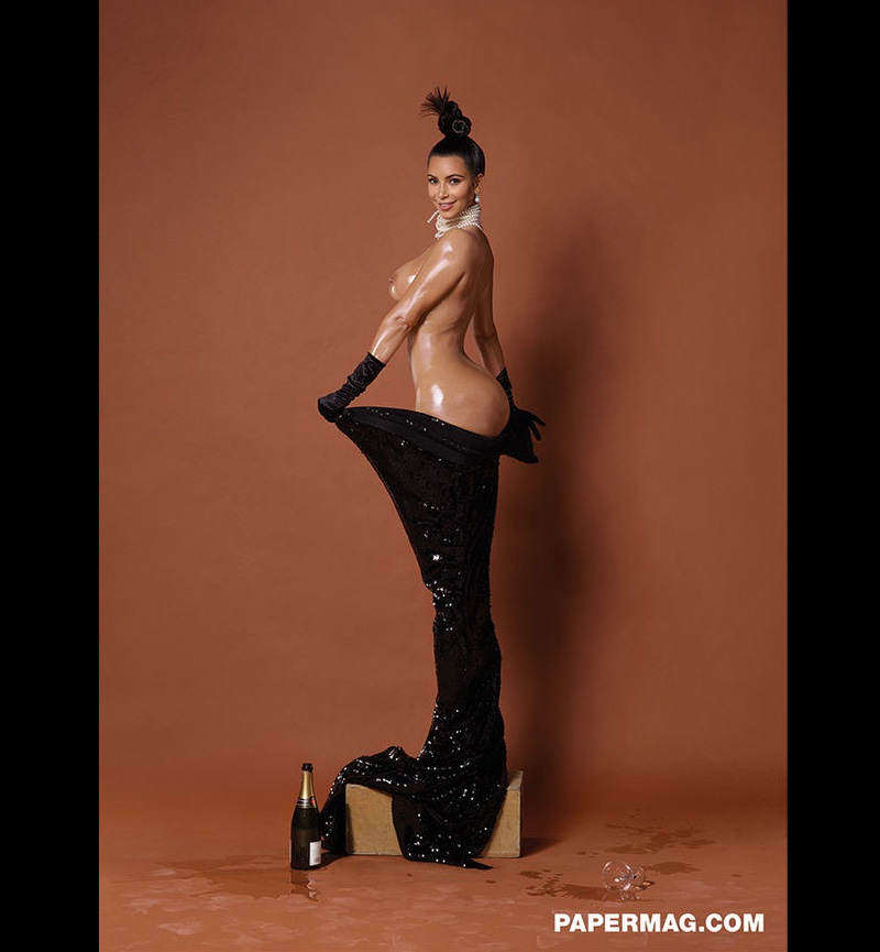 Kim Kardashian Bares All for PaperMag