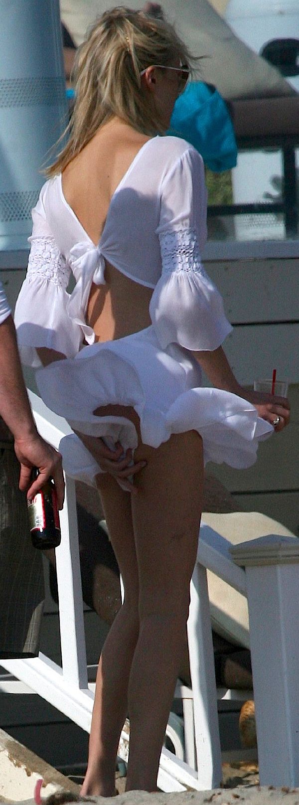 Kimberly Stewart Panty And Bare Ass Upskirt. Thanks To Oscar.