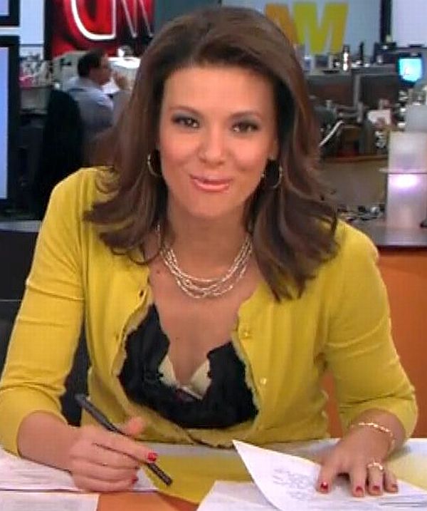 CNN Co-Anchor Kiran Chetry On Air Bra Flash