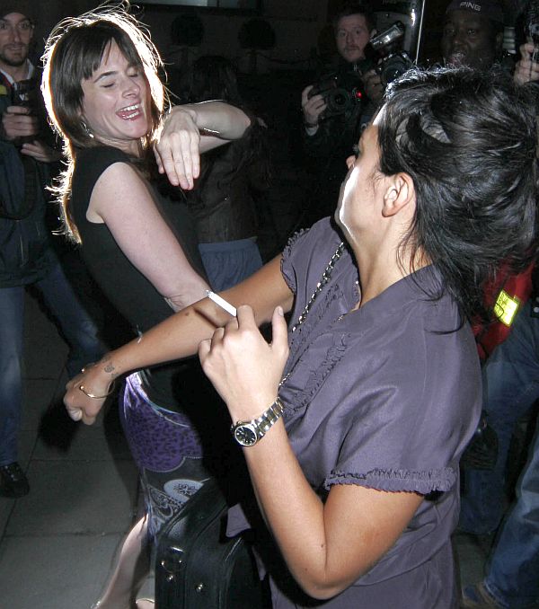 Lily Allen Nip Slip And The Punch Heard ‘Round The World. Thanks To Charlie From YD Images.