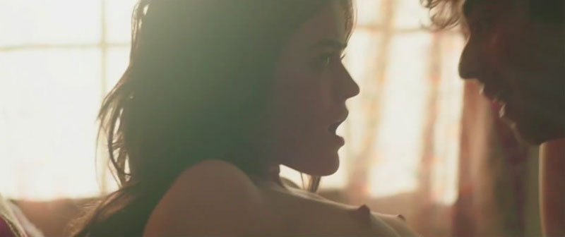 Lucy Hale Topless in Upcoming Flick