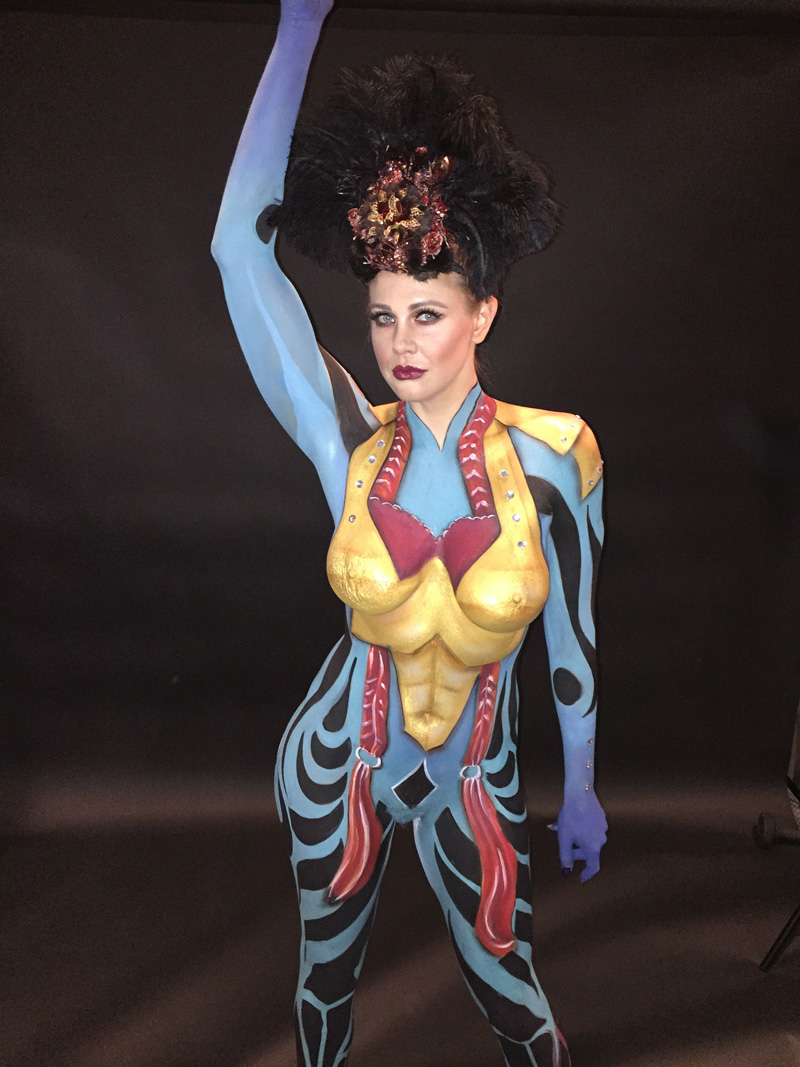 Maitland Ward Butt Ass Naked in Body Paint