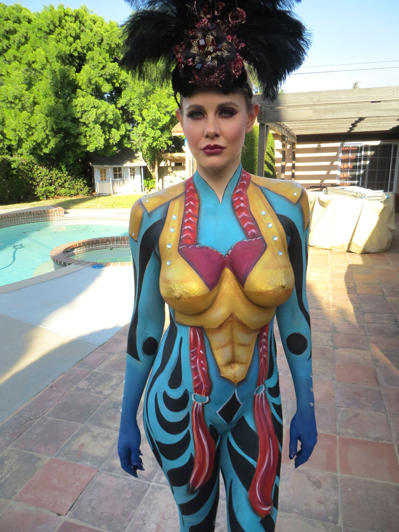 Maitland Ward Butt Ass Naked in Body Paint