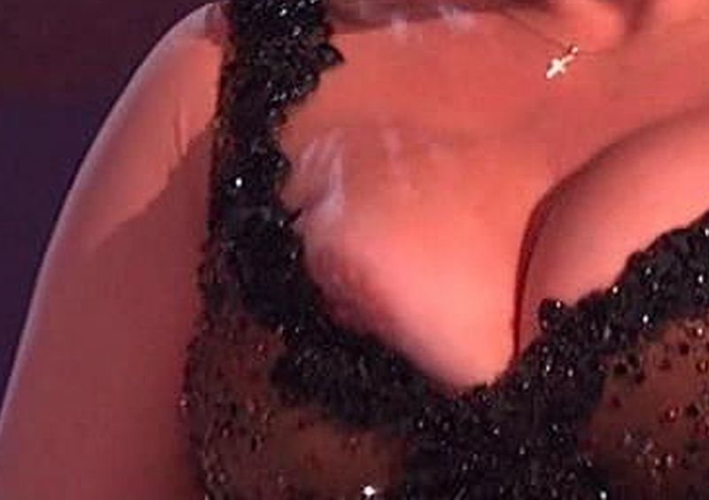 Nancy Grace Nip Slip On DANCING WITH THE STARS