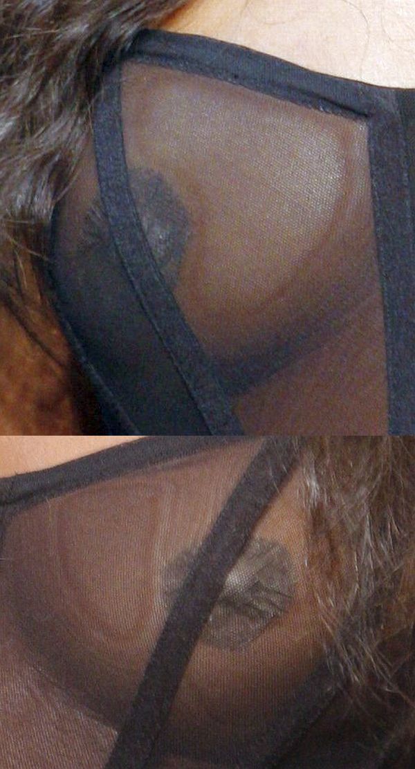 Naomi Campbell See Through With Nipples