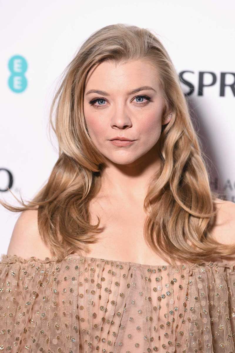 Natalie Dormer Nipple Pasties in See Through Gown