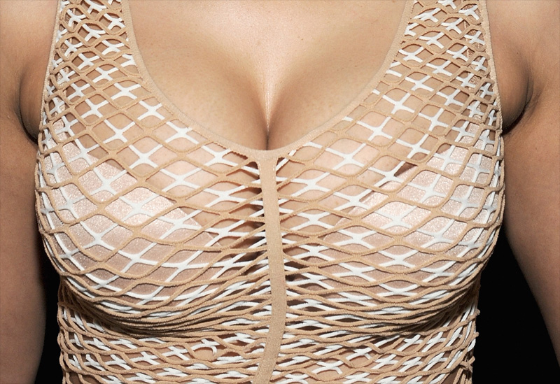 Nicki Minaj Areola Peek at the Fashion Show