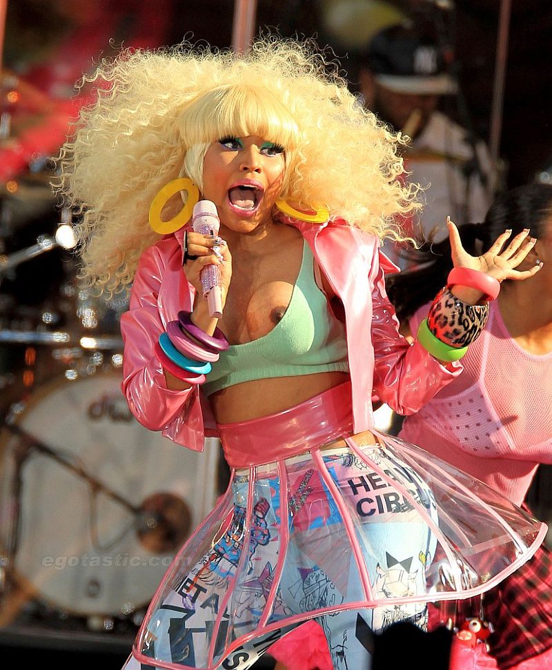 Nicki Minaj TV Nip Slip On GMA! Click Pic For More!