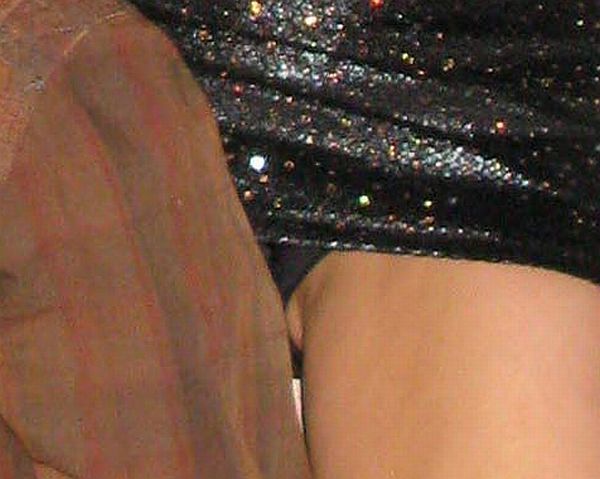 Paris Hilton Meat Cheek Upskirt