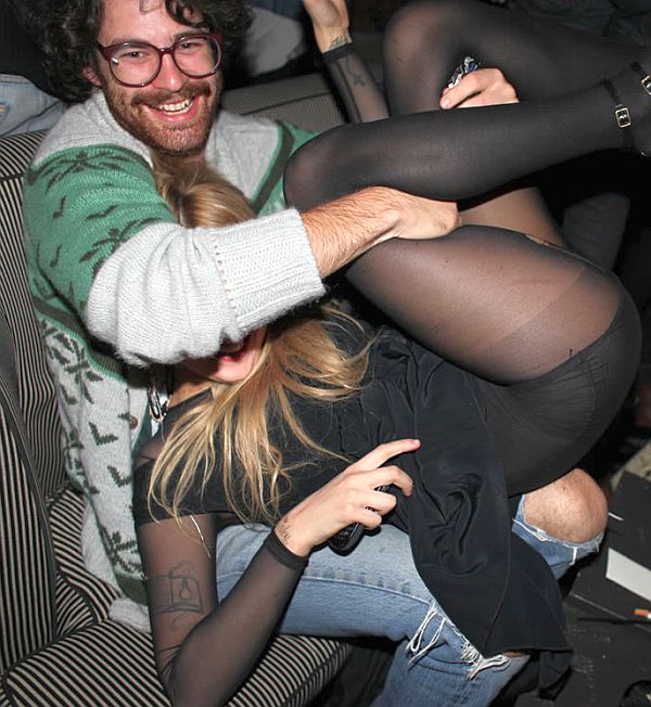 Peaches Gelfdorf Frolicking Pantyhose Upskirt