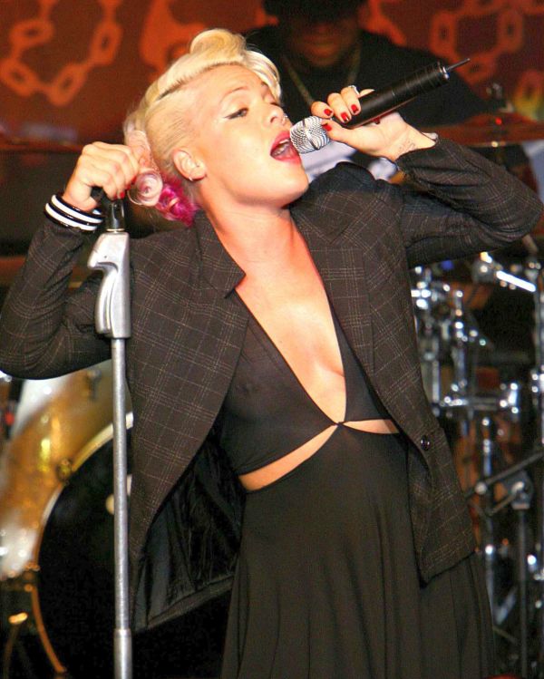 Pink See Through Dress