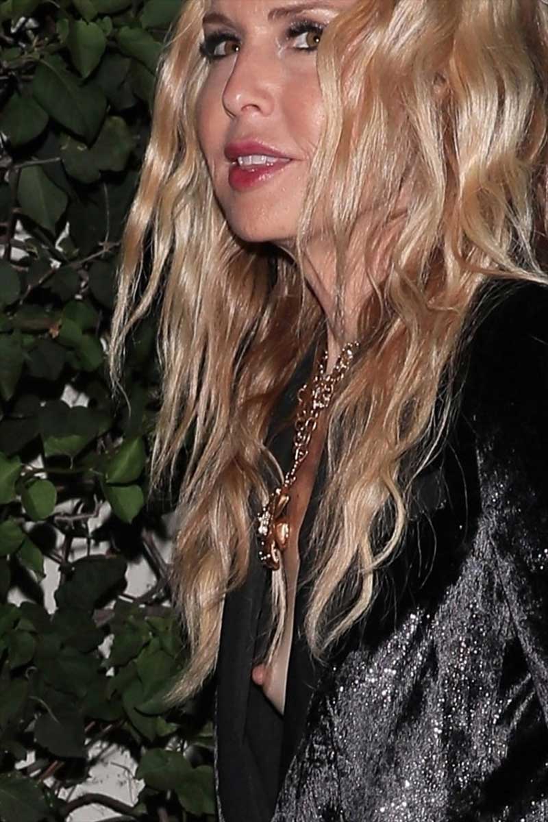 Rachel Zoe Nipple Slip During Night Out