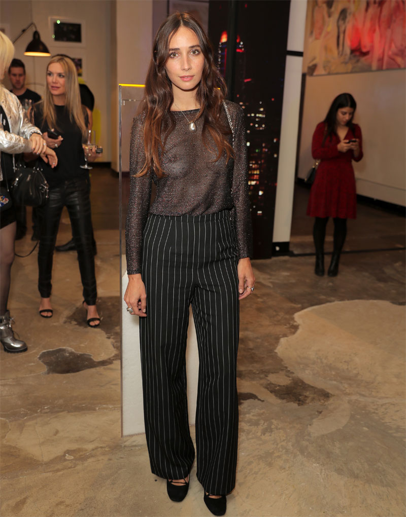 Rebecca Dayan Braless in See Through Sequin Blouse