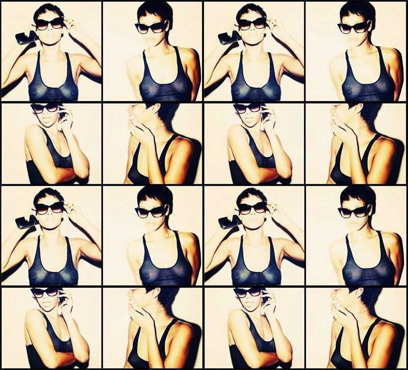 Rihanna Very See Thru & Very Braless