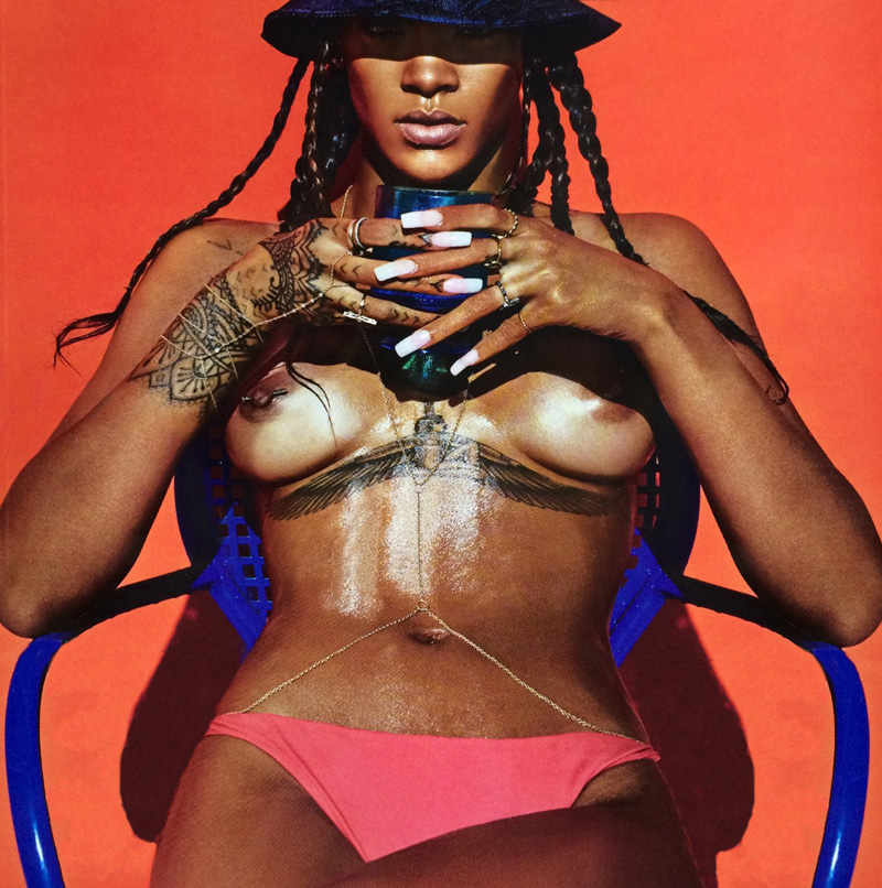 Rihanna Topless & Bottomless for Lui Magazine - Taxi Driver ...
